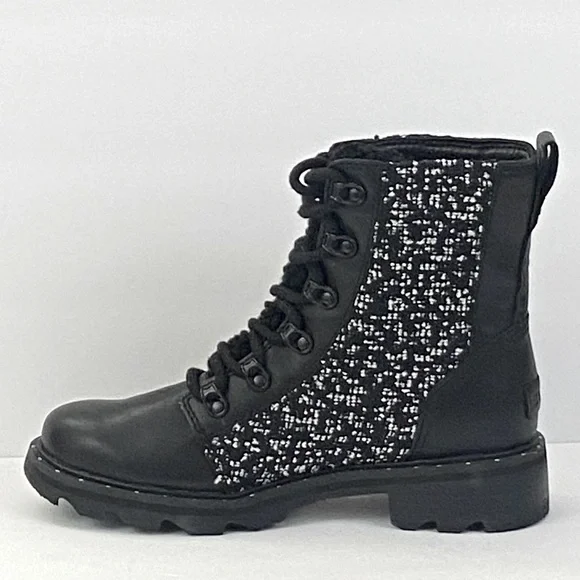 New Sorel Lennox Genuine Shearling Waterproof Lace-Up Boot - Picture 8 of 12